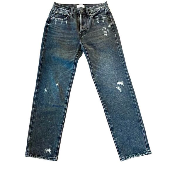 Pistola black and wash high rise button fly distressed jean 25 - Picture 1 of 12